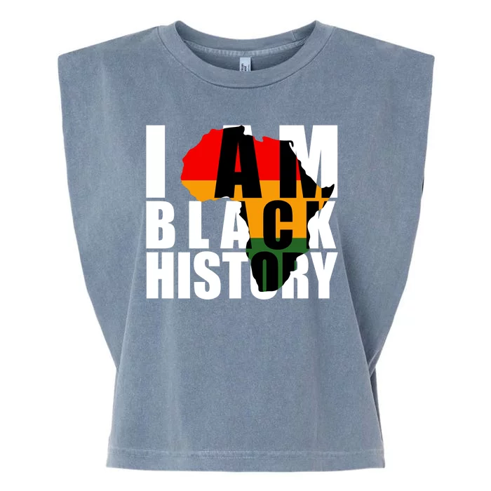 I Am Black History Month Pride Garment-Dyed Women's Muscle Tee