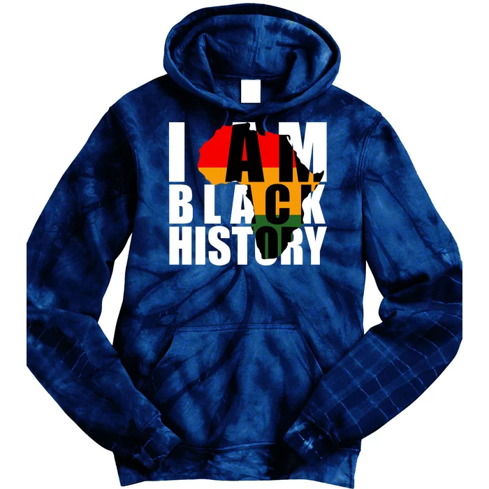 I Am Black History Month Pride Tie Dye Hoodie