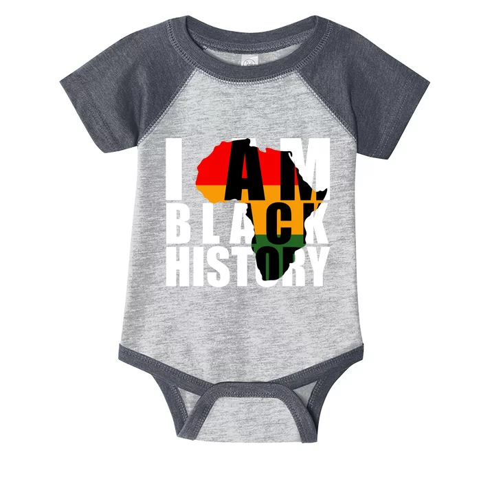 I Am Black History Month Pride Infant Baby Jersey Bodysuit