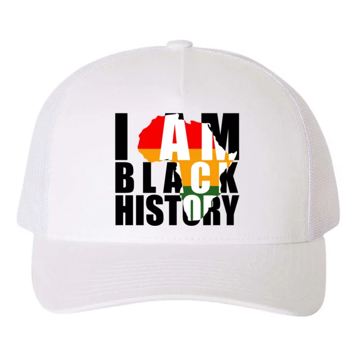 I Am Black History Month Pride Yupoong Adult 5-Panel Trucker Hat