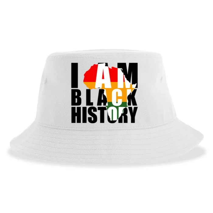 I Am Black History Month Pride Sustainable Bucket Hat