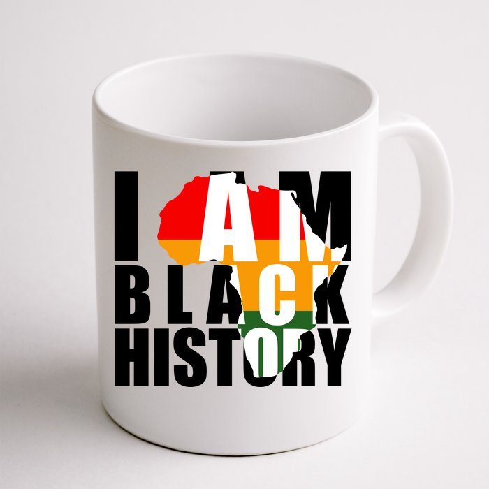 I Am Black History Month Pride Front & Back Coffee Mug