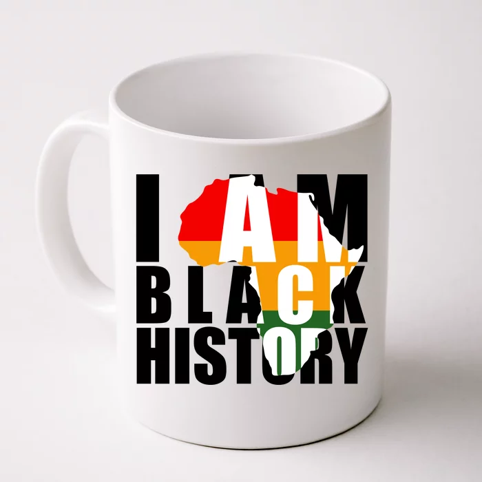 I Am Black History Month Pride Front & Back Coffee Mug