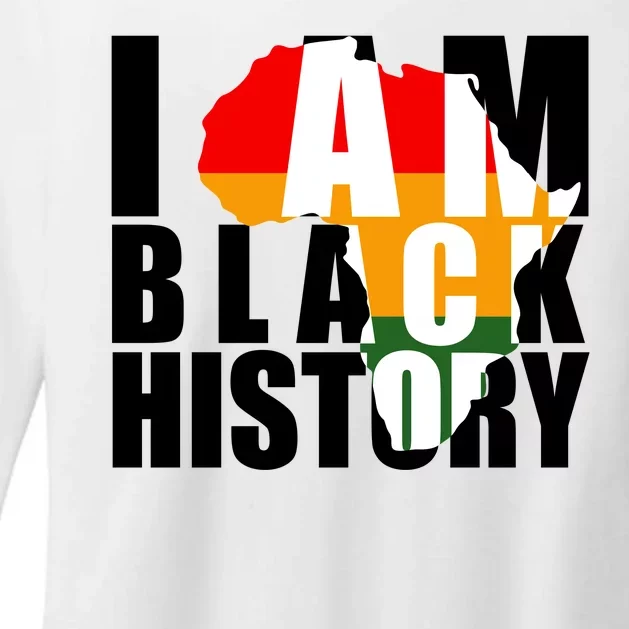 I Am Black History Month Pride Womens CVC Long Sleeve Shirt