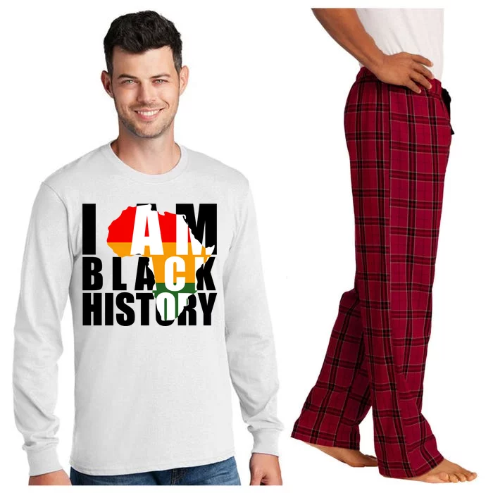 I Am Black History Month Pride Long Sleeve Pajama Set