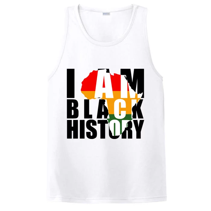 I Am Black History Month Pride Performance Tank