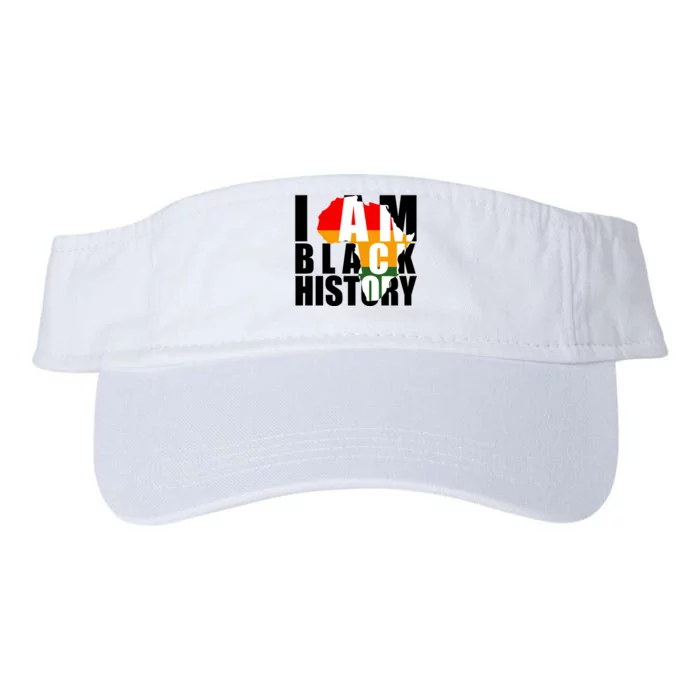 I Am Black History Month Pride Valucap Bio-Washed Visor