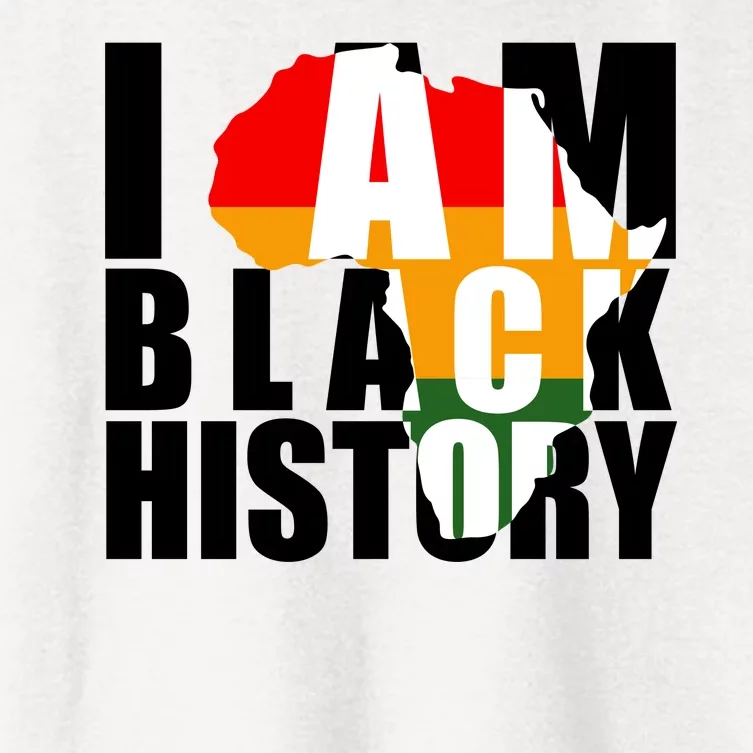 I Am Black History Month Pride Women's Crop Top Tee