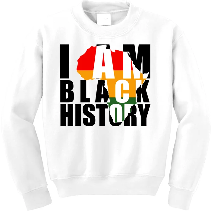 I Am Black History Month Pride Kids Sweatshirt