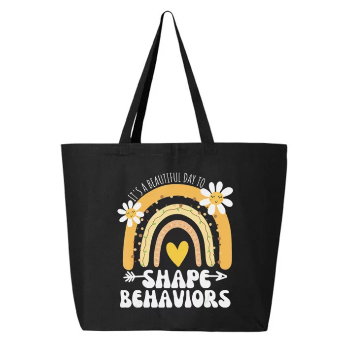 It's A Beautiful Day To Shape Behaviors Autism Awareness 25L Jumbo Tote