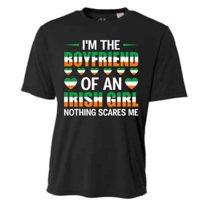 I Am Boyfriend Of An Irish  Nothing Scares Me Cooling Performance Crew T-Shirt