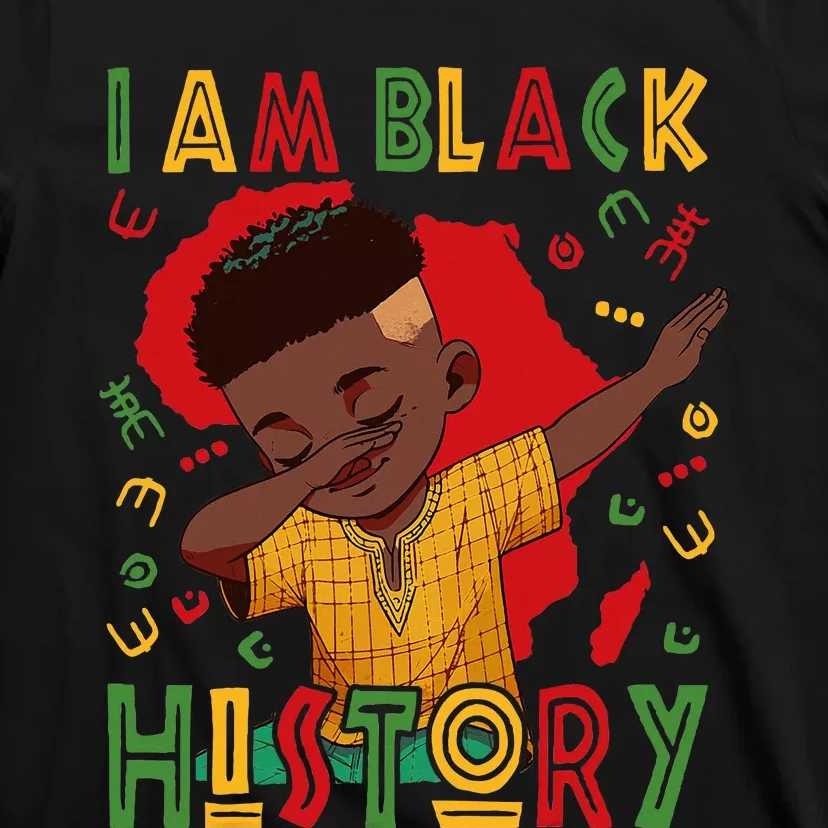 I Am Black History Boy Black History Month T-Shirt