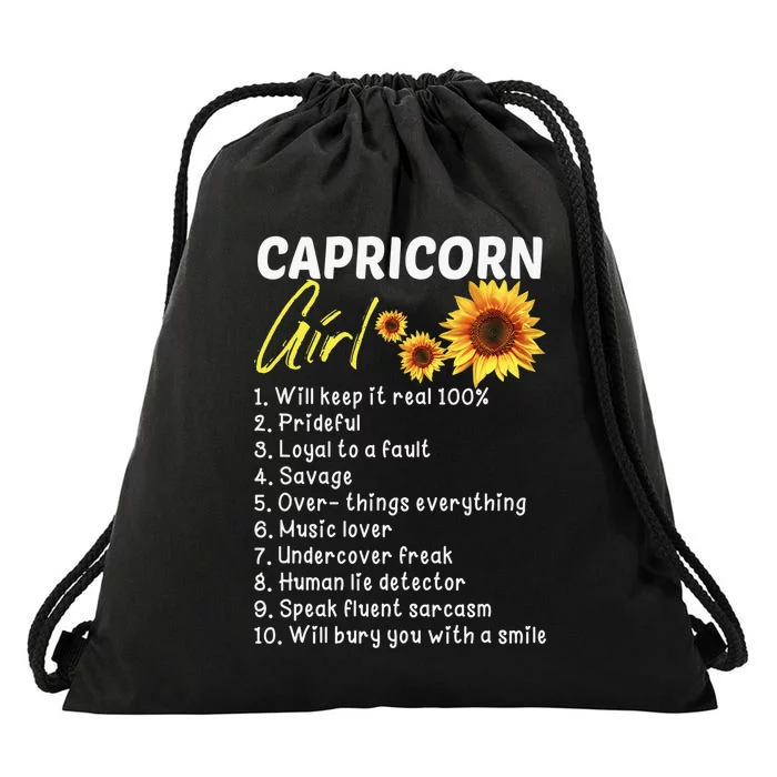 I'm a Capricorn  Funny Birthday Gift Drawstring Bag