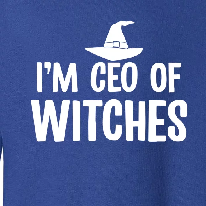 I Am Ceo Of Witches Cute Gift Toddler Sweatshirt