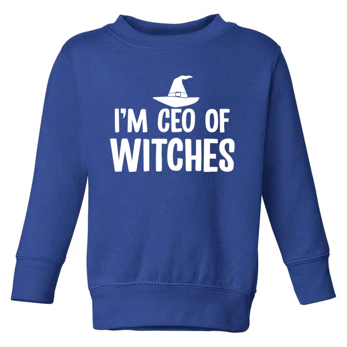 I Am Ceo Of Witches Cute Gift Toddler Sweatshirt