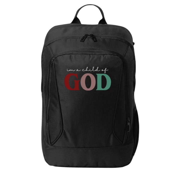 I'm A Child Of God City Backpack