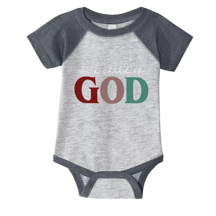 I'm A Child Of God Infant Baby Jersey Bodysuit