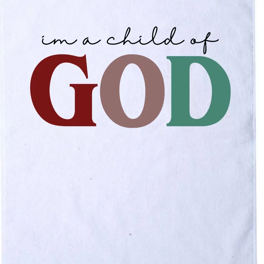 I'm A Child Of God Platinum Collection Golf Towel