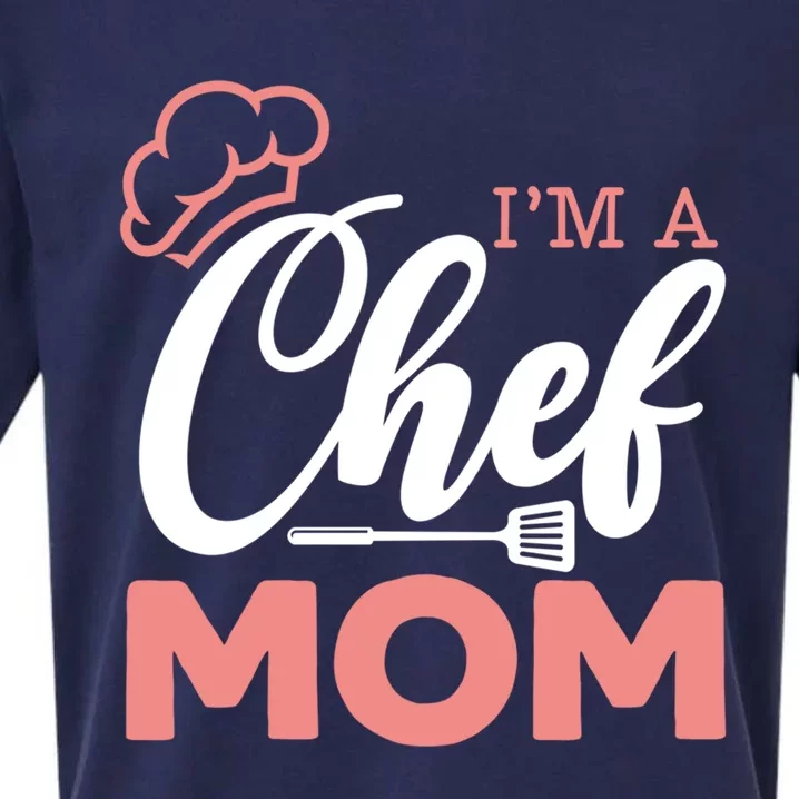 I'm A Chef Mom Pastry Chef Cooking Culinary Gangster Cool Gift Sueded Cloud Jersey T-Shirt