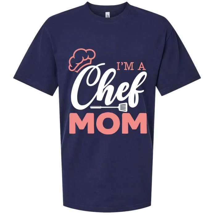 I'm A Chef Mom Pastry Chef Cooking Culinary Gangster Cool Gift Sueded Cloud Jersey T-Shirt