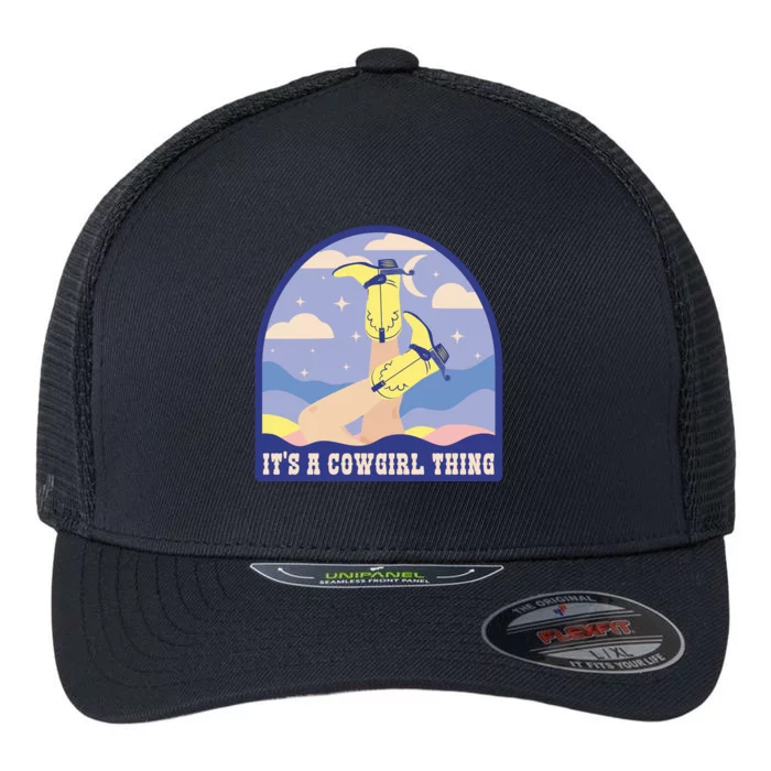 It's A Cowgirl Thing Cute Flexfit Unipanel Trucker Cap