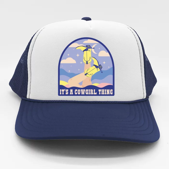 It's A Cowgirl Thing Cute Trucker Hat