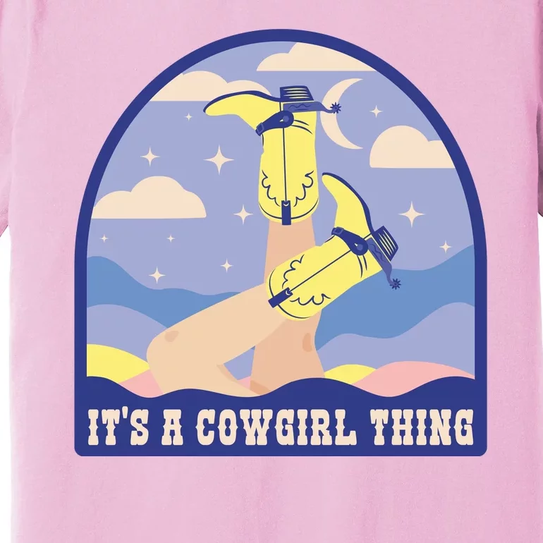 It's A Cowgirl Thing Cute Premium T-Shirt