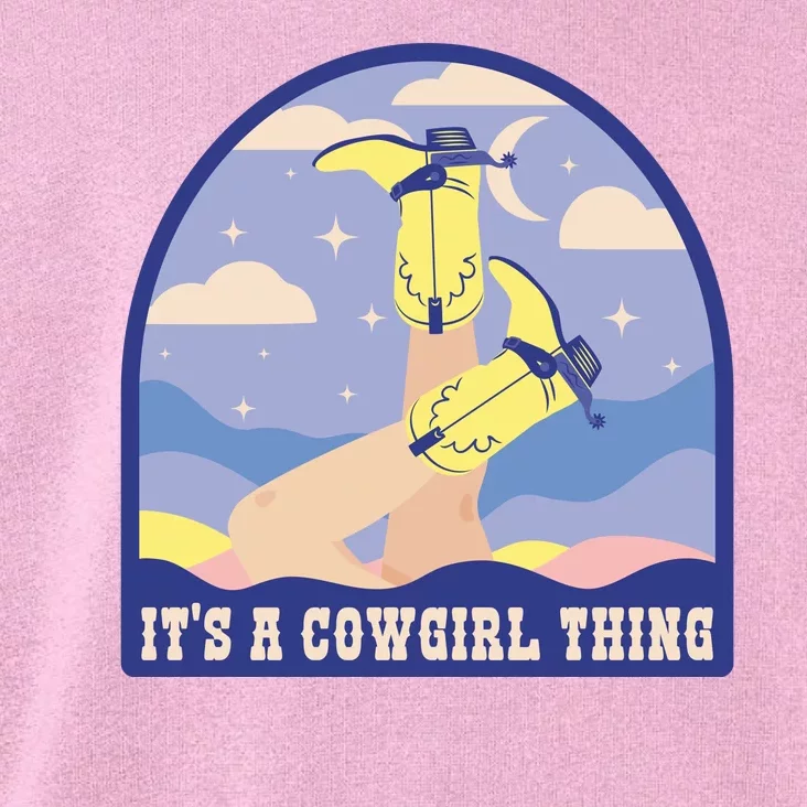 It's A Cowgirl Thing Cute Toddler Hoodie