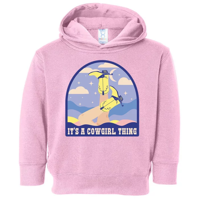 It's A Cowgirl Thing Cute Toddler Hoodie