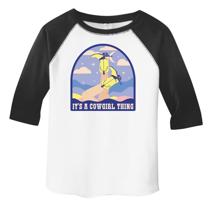 It's A Cowgirl Thing Cute Toddler Fine Jersey T-Shirt