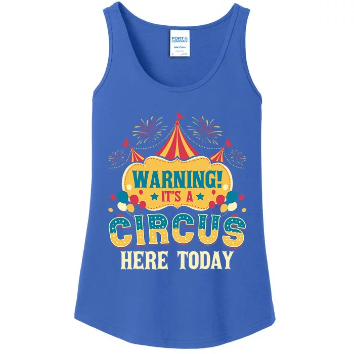 ItS A Circus Here Today Circus Birthday Ladies Essential Tank