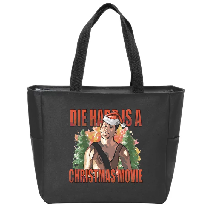 Is A Christmas Movie Holiday Season Zip Tote Bag