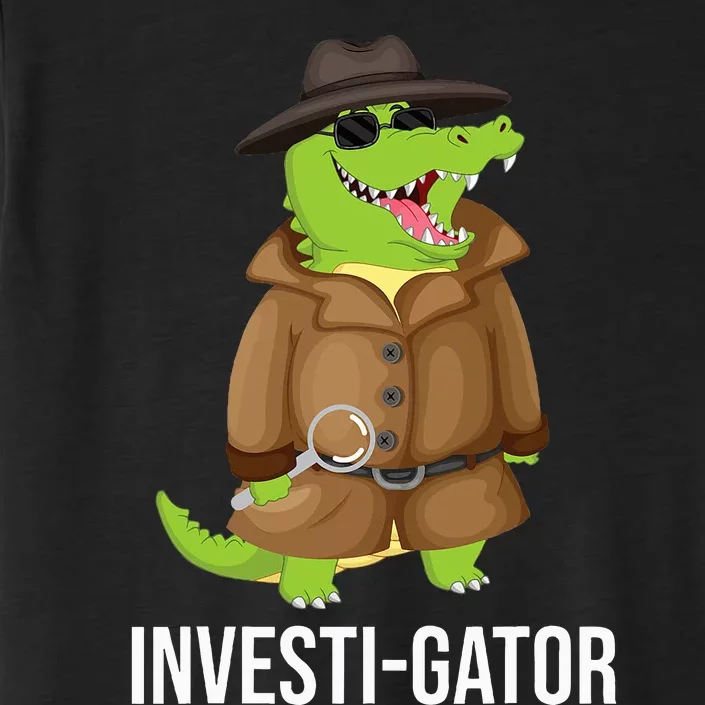 Investigator Alligator Crime Private Detective Espionage ChromaSoft Performance T-Shirt