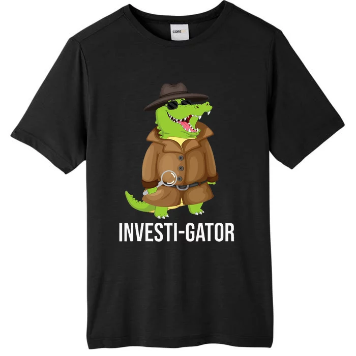 Investigator Alligator Crime Private Detective Espionage ChromaSoft Performance T-Shirt