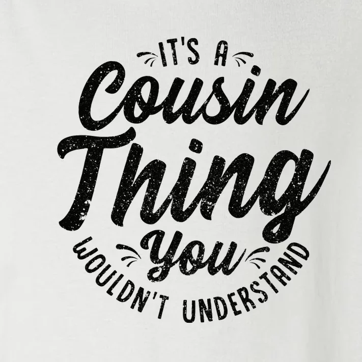 It's A Crazy Cousin Thing Cousin Crew Squad Family Black Toddler Long Sleeve Shirt