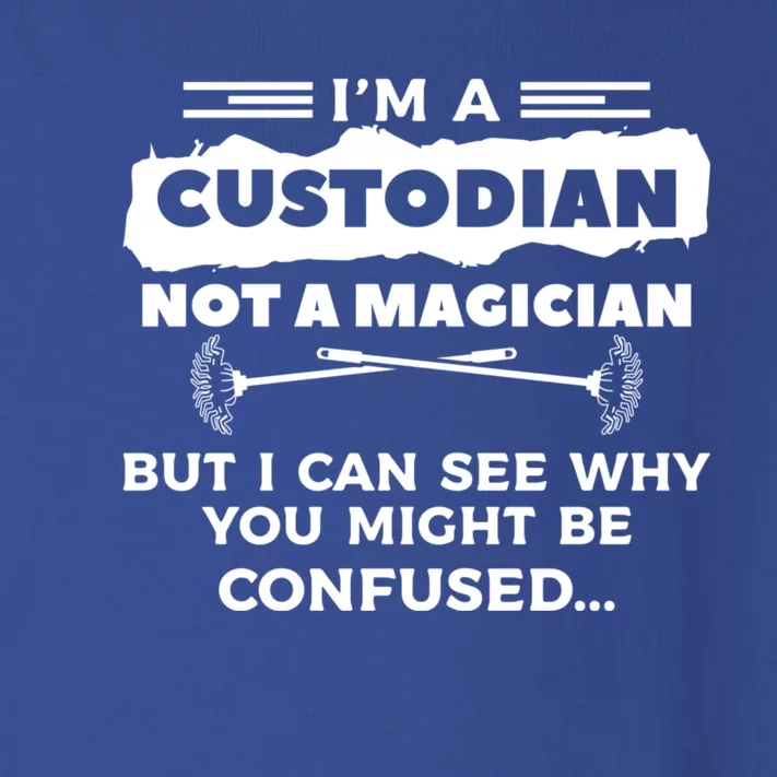 I'm A Custodian Not A Magician But I Can See Why Janitor Toddler Long Sleeve Shirt