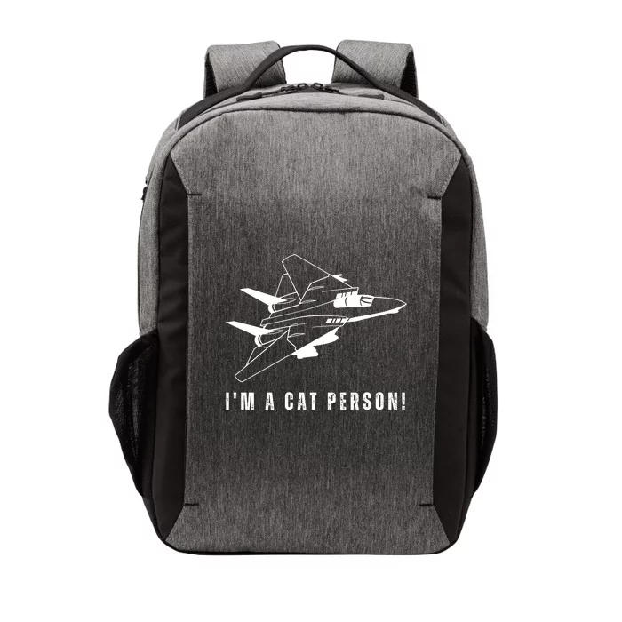 Im A Cat Person F14 Tomcat Vector Backpack