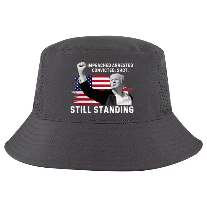 Impeached Arrested Convicted Shot Still Standing Cool Comfort Performance Bucket Hat