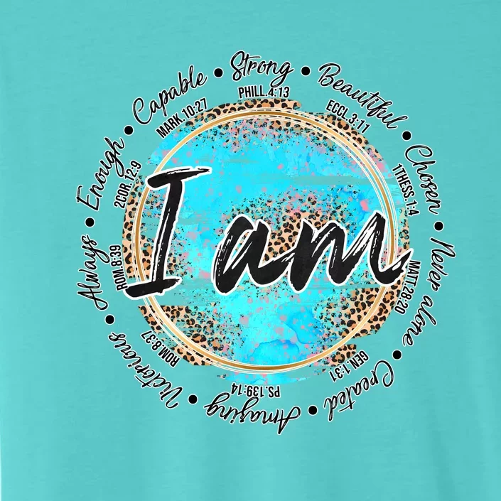 I Am Christian Bible Verses ChromaSoft Performance T-Shirt