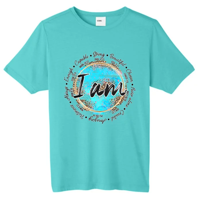 I Am Christian Bible Verses ChromaSoft Performance T-Shirt