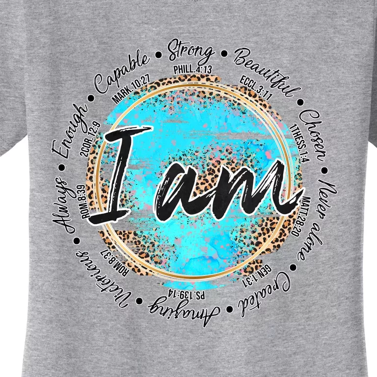 I Am Christian Bible Verses Women's T-Shirt