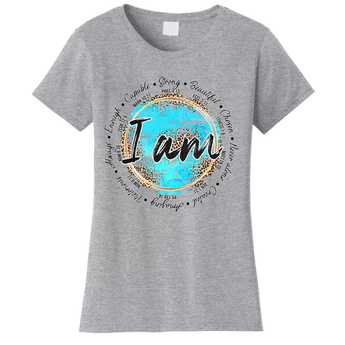 I Am Christian Bible Verses Women's T-Shirt