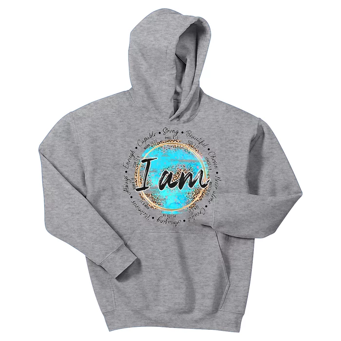 I Am Christian Bible Verses Kids Hoodie