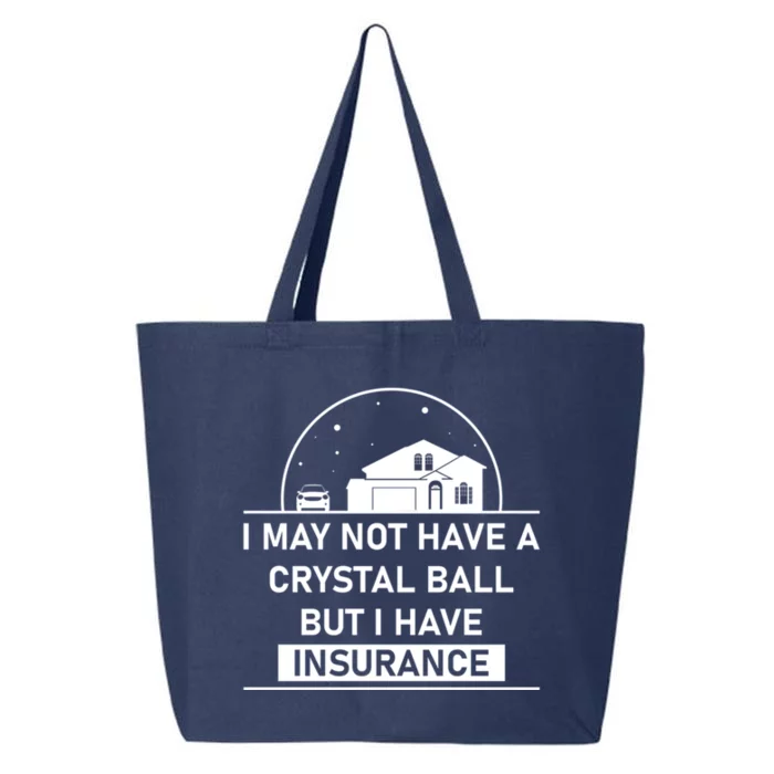 Insurance Agent Crystal Ball Funny Life Insurance Gift 25L Jumbo Tote