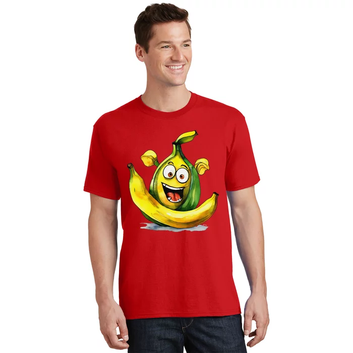 IM A Crazy Banana Costume Halloween Yellow Funny T-Shirt