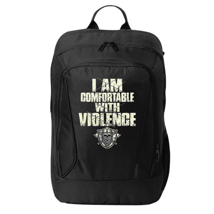 I Am Comfortable With Violence City Backpack