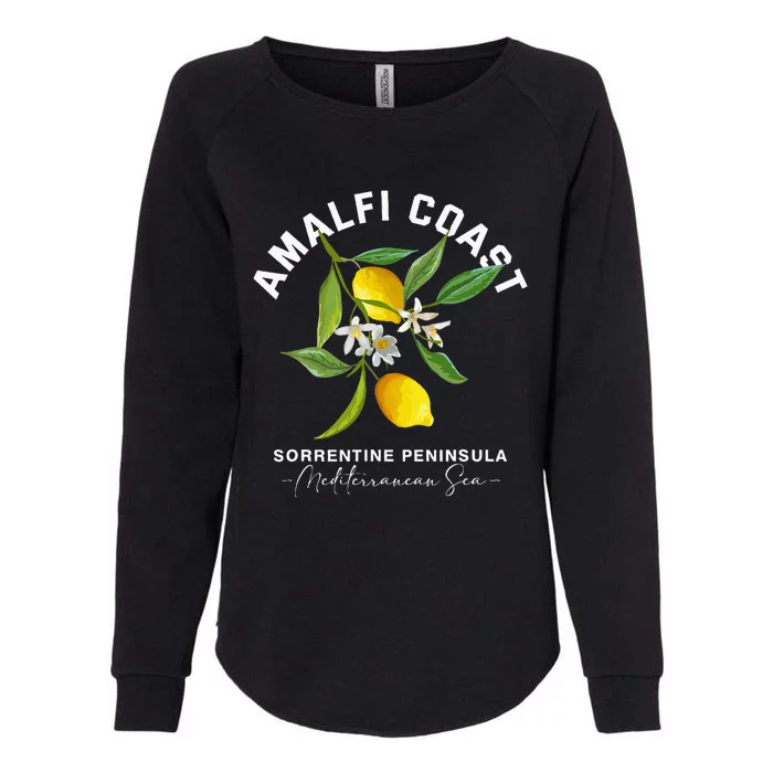 Italia Amalfi Coast Sorrento Travel Womens California Wash Sweatshirt