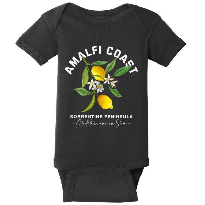 Italia Amalfi Coast Sorrento Travel Baby Bodysuit