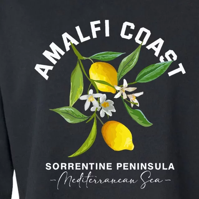 Italia Amalfi Coast Sorrento Travel Cropped Pullover Crew