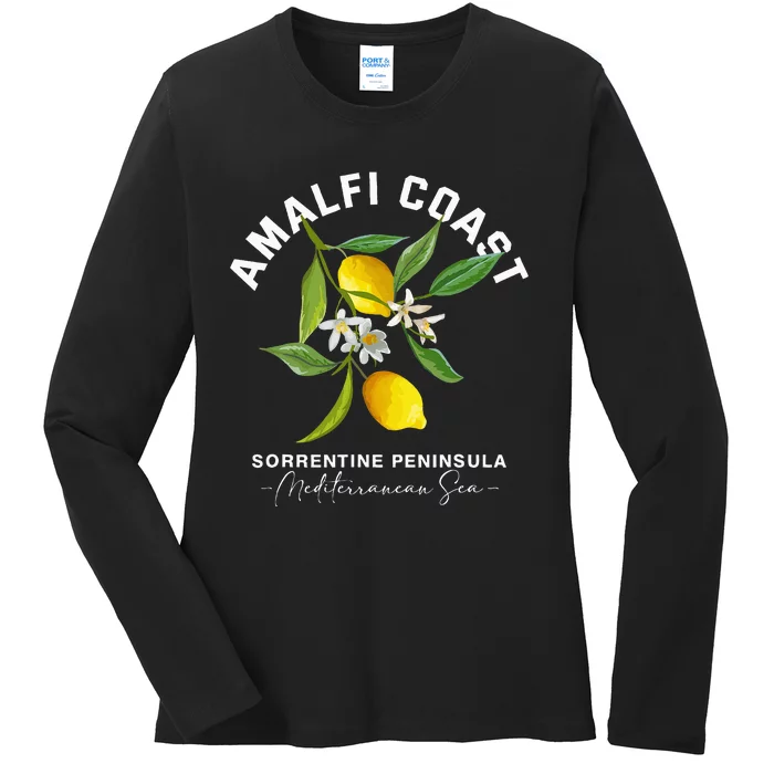 Italia Amalfi Coast Sorrento Travel Ladies Long Sleeve Shirt